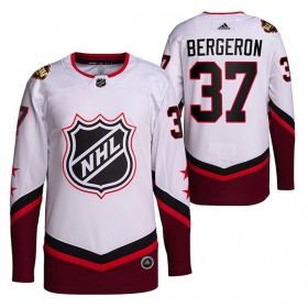 Herren Eishockey Boston Bruins Trikot Patrice Bergeron 37 2022 NHL All-Star Weiß Authentic